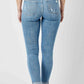 Judy Blue - Mid Rise Destroy & Cuff Skinny Jean