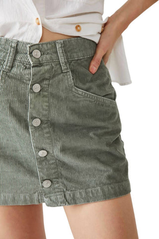 Free People - MINI SAIA DE CORDÃO RAY