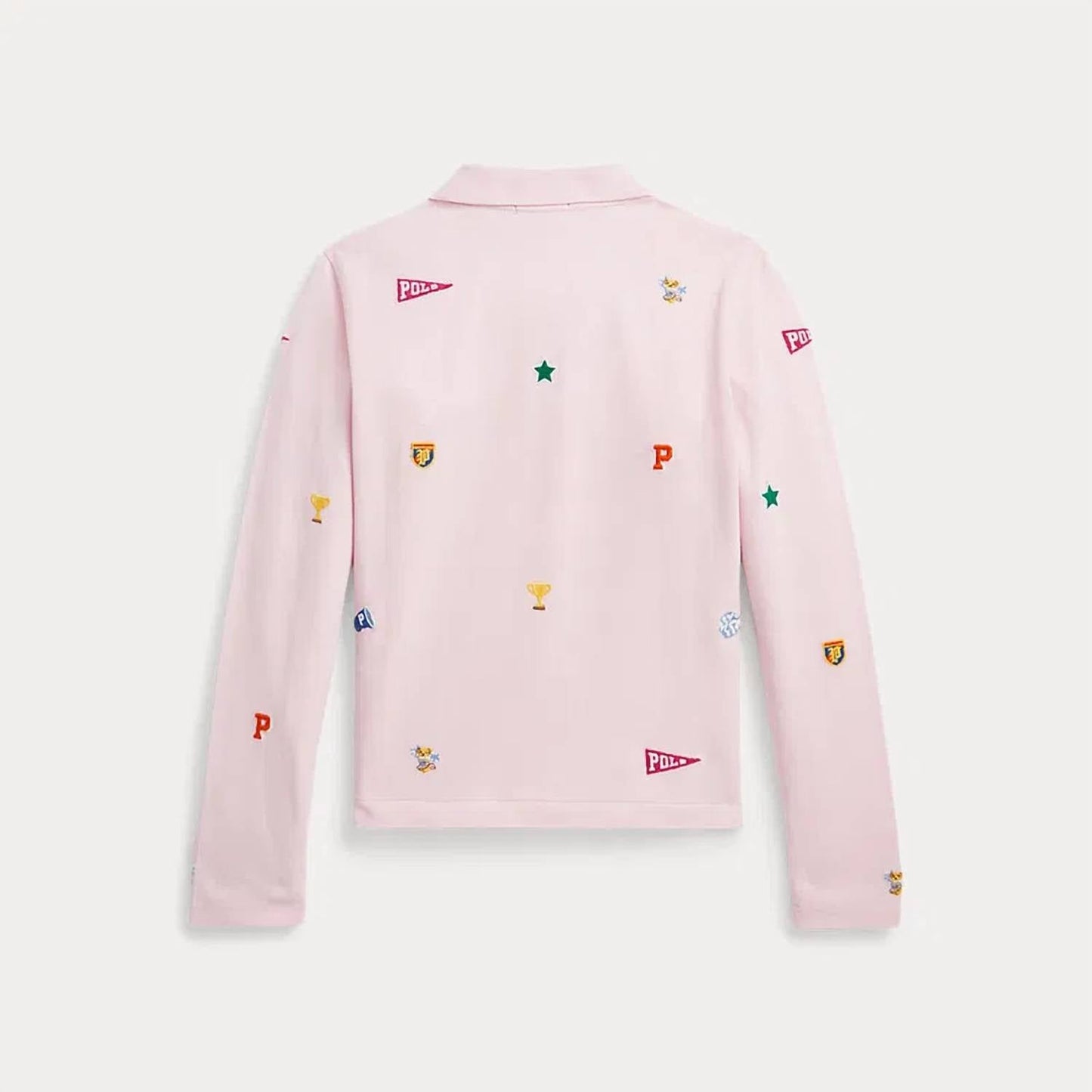 Polo Ralph Lauren - Big Girls Long Sleeves Collegiate-icon Mesh Polo Shirt
