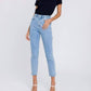 2.7 August Apparel - Back Slit Jeans