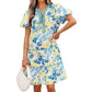 Little Daisy Closet - Summer Floral Striped Dress