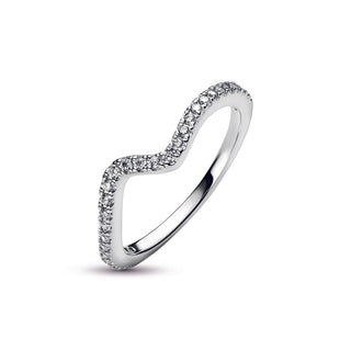 Pandora - Women's Sparkling Wave Ring
