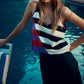 Replica Los Angeles - Slice Stripe Cropped Tank Top