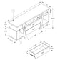 TV Stand Console Media Entertainment Center with Storage Drawers - Taupe