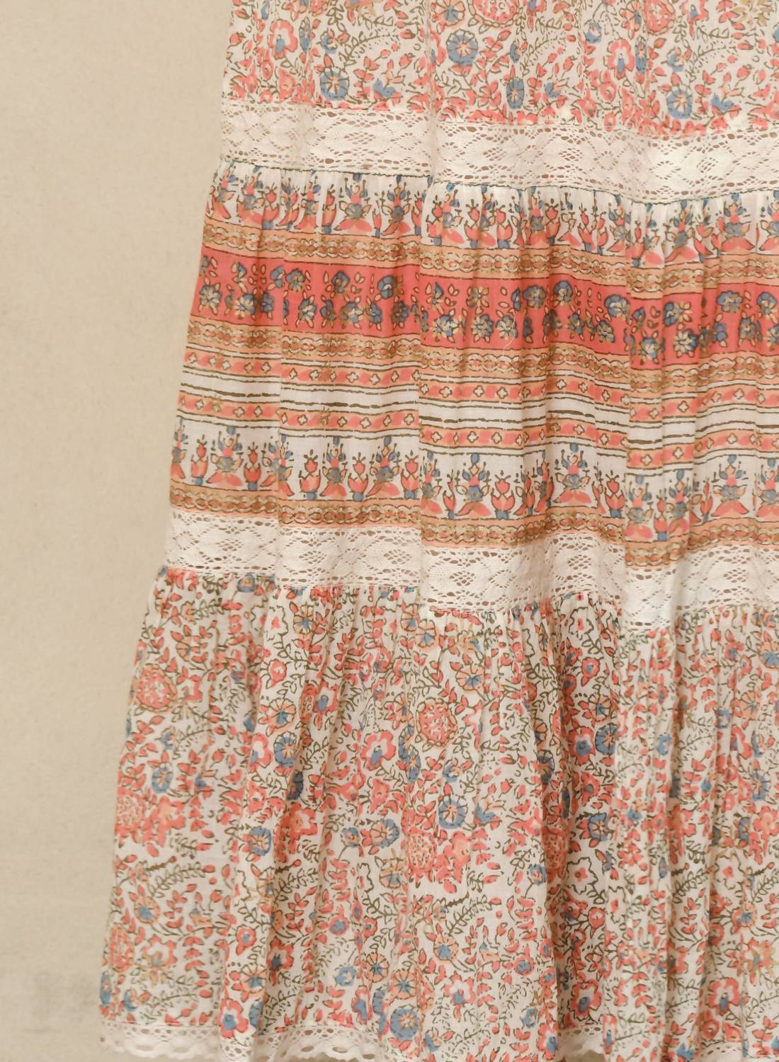 M.A.B.E. - Cass Print Maxi Skirt