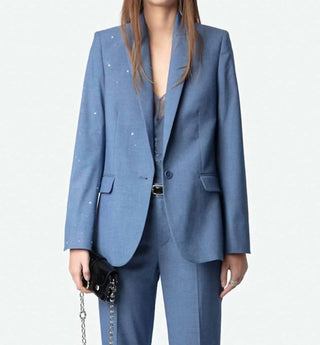 Zadig &amp; Voltaire - Blazer Valse Chine Strass Stars