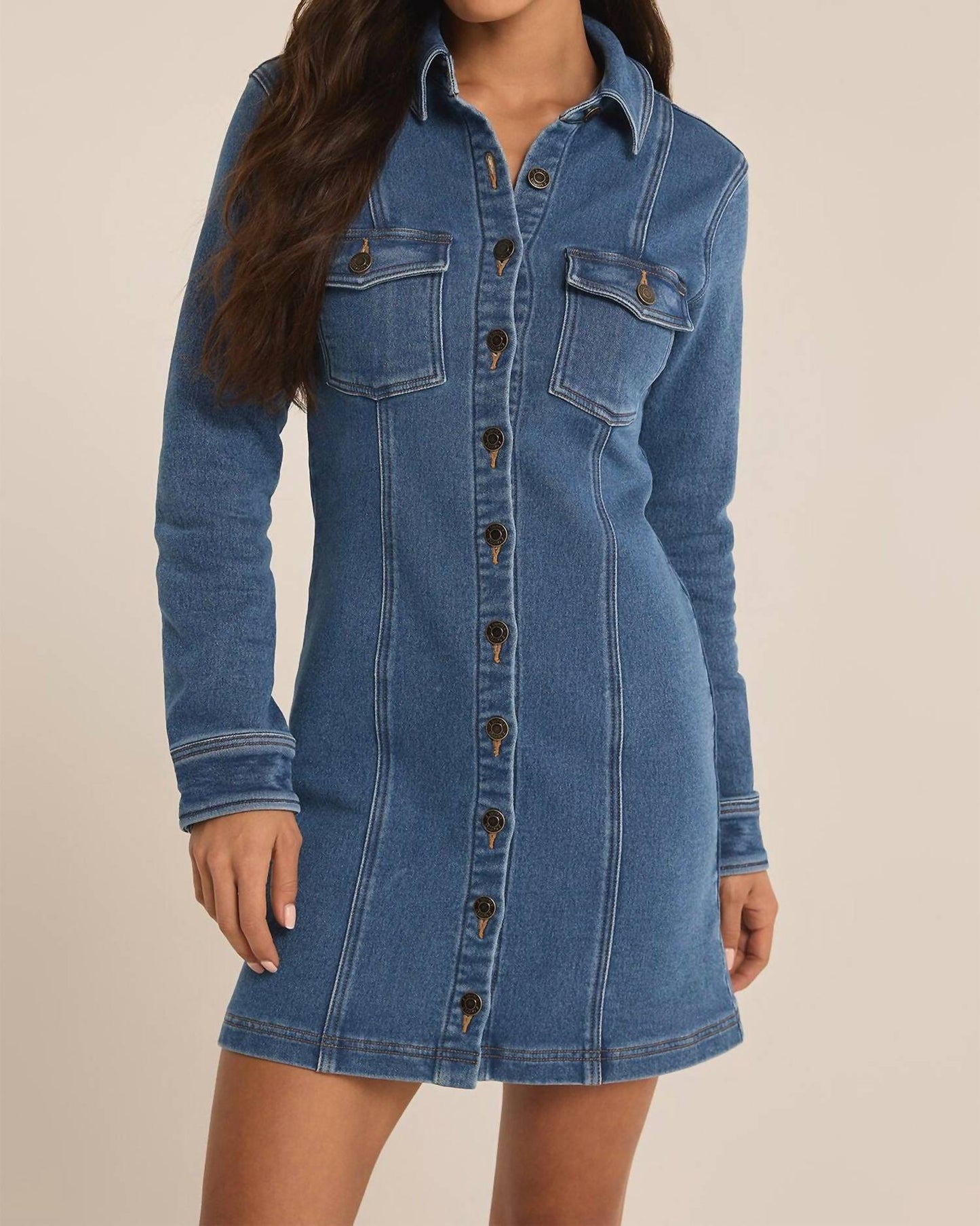 Z Supply - Candice Knit Denim Dress