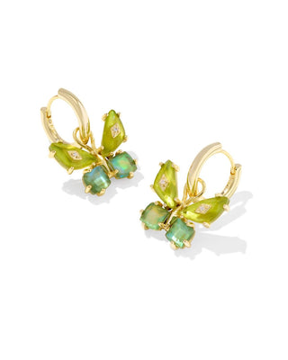 Kendra Scott - Brincos Huggie Borboleta Bianca Femininos