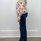 &Merci - Everly Floral Smock Neck Blouse
