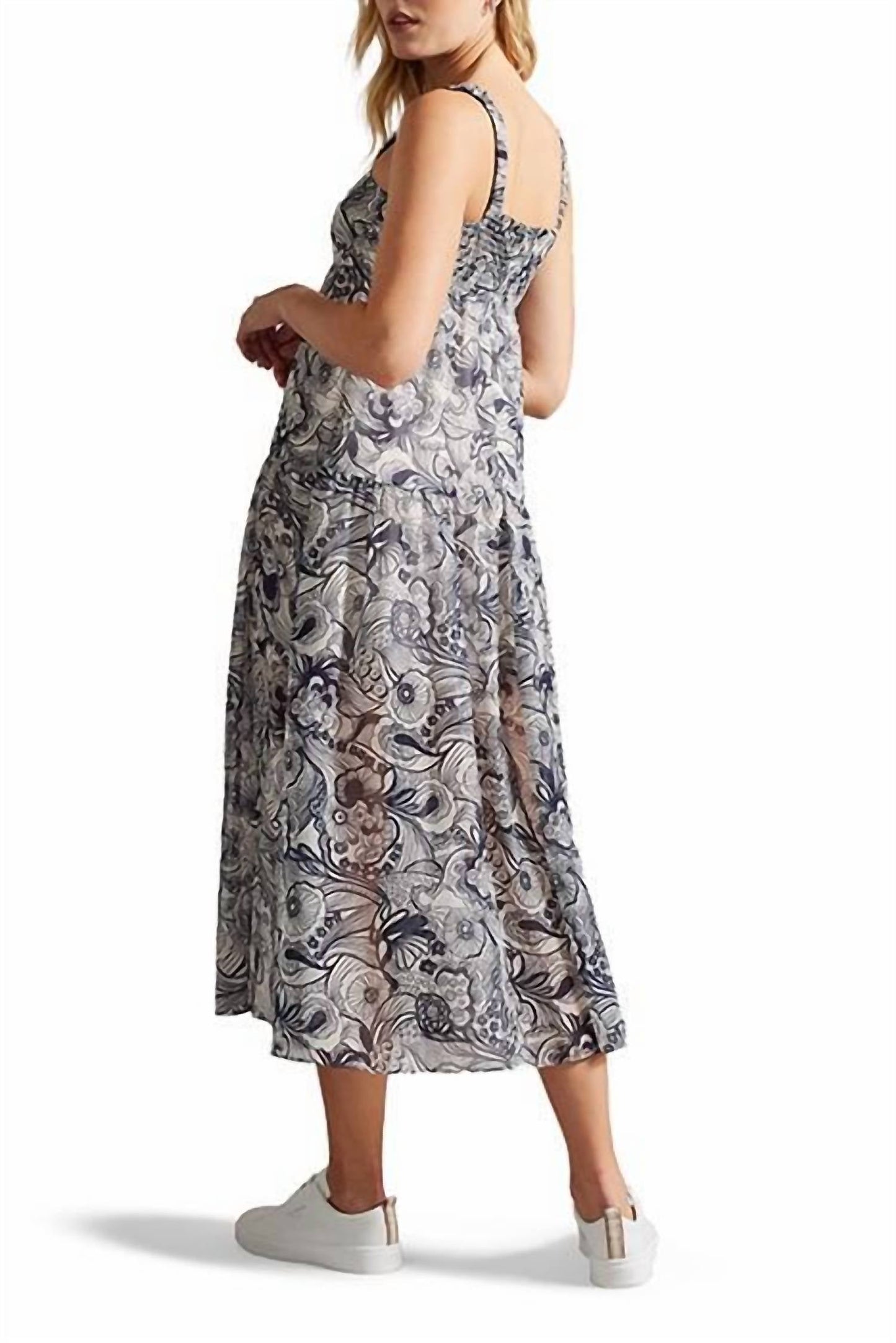 Ted Baker - Adlinah Square Neck Sleeveless Midi Dress