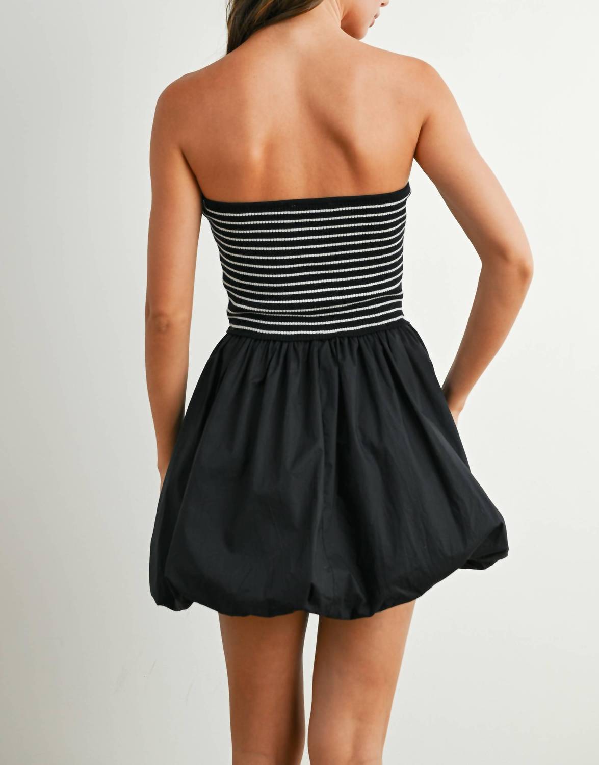 Buttermelon - Bubble Hem Mini Skirt Dress