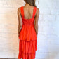 Day + Moon - Tangerine Dream Midi Dress