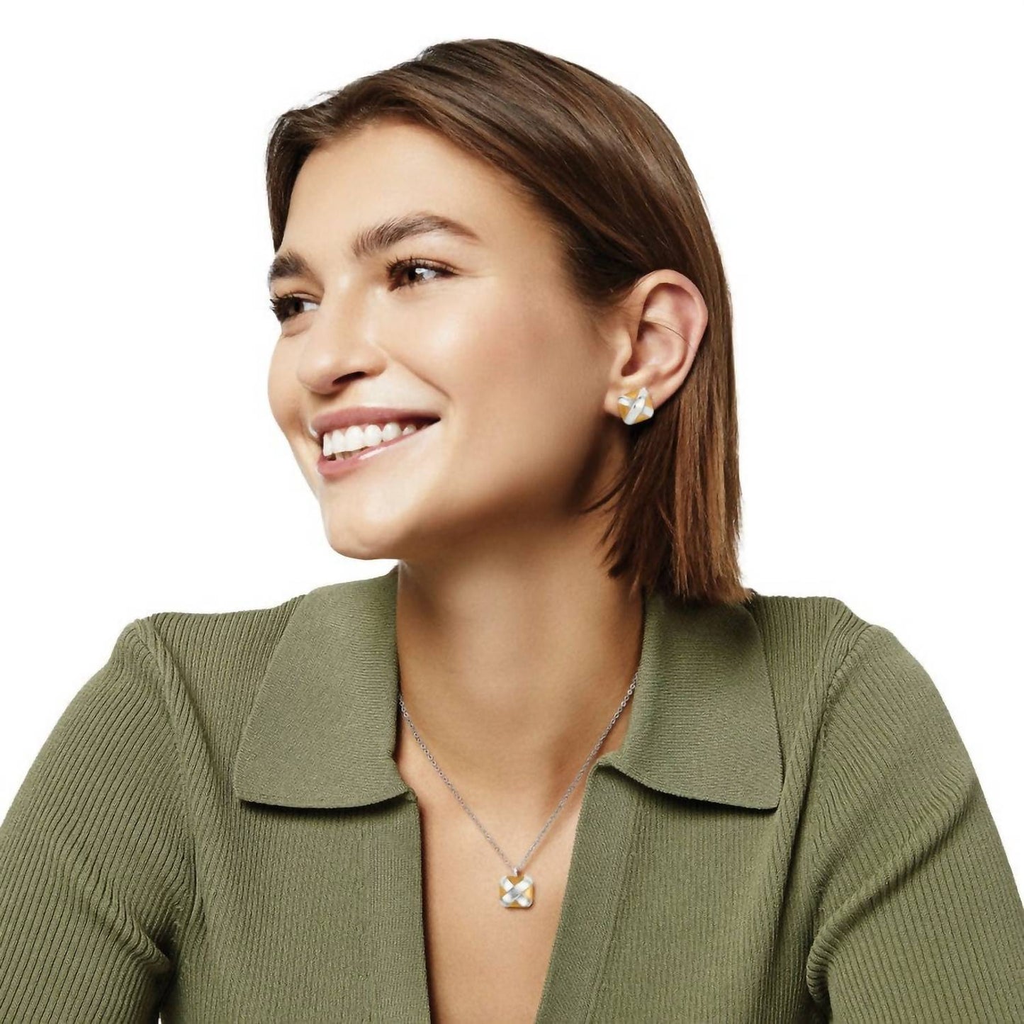 Brighton - Women's Entrata Square Short Necklace