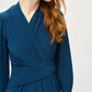 Joseph Ribkoff - Silky Knit Draped Wrap dress