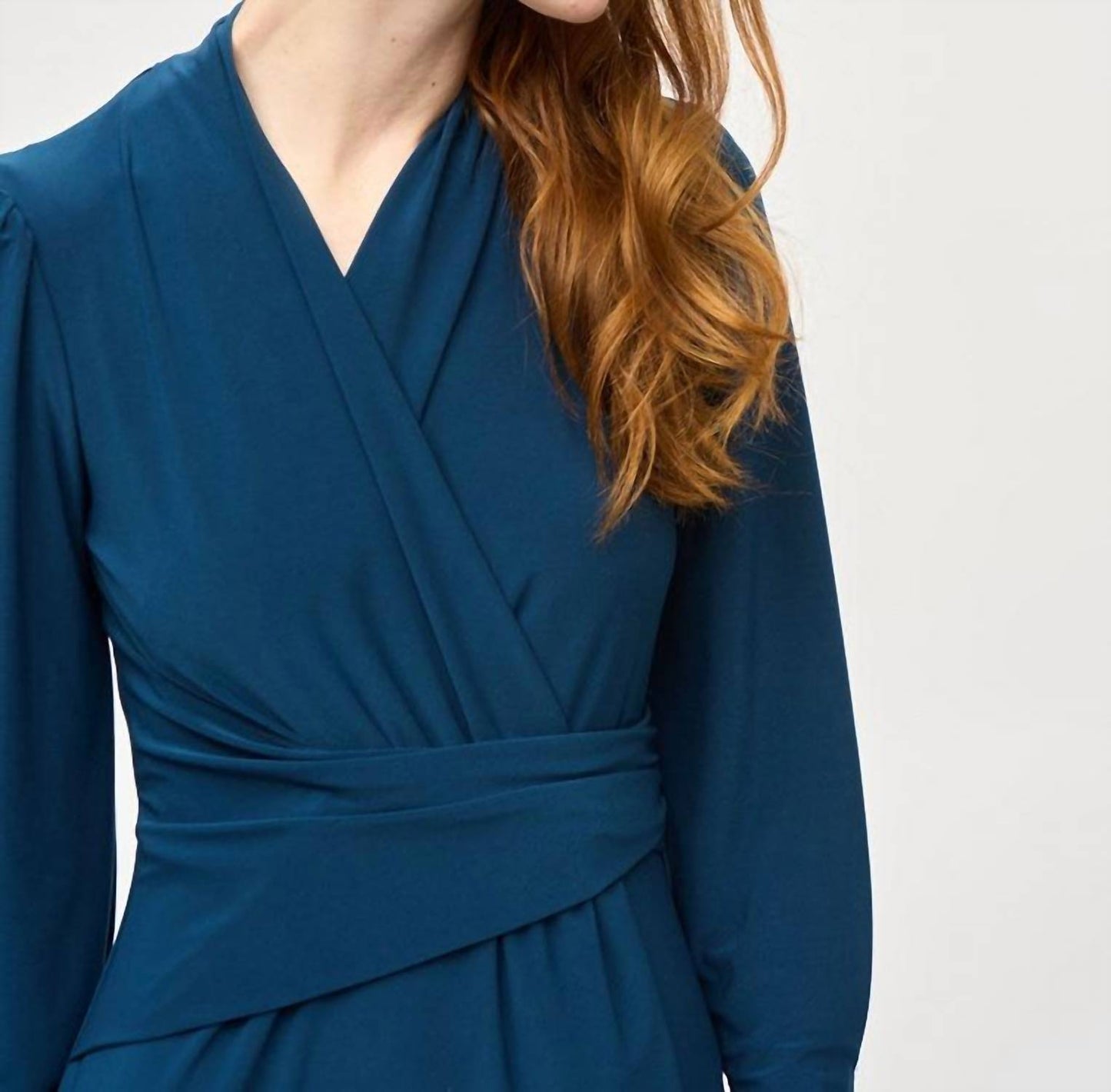 Joseph Ribkoff - Silky Knit Draped Wrap dress