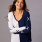French Kyss - X Sleeve V-neck Top