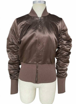 Rossario George - Jaqueta Bomber Aviatrix Feminina