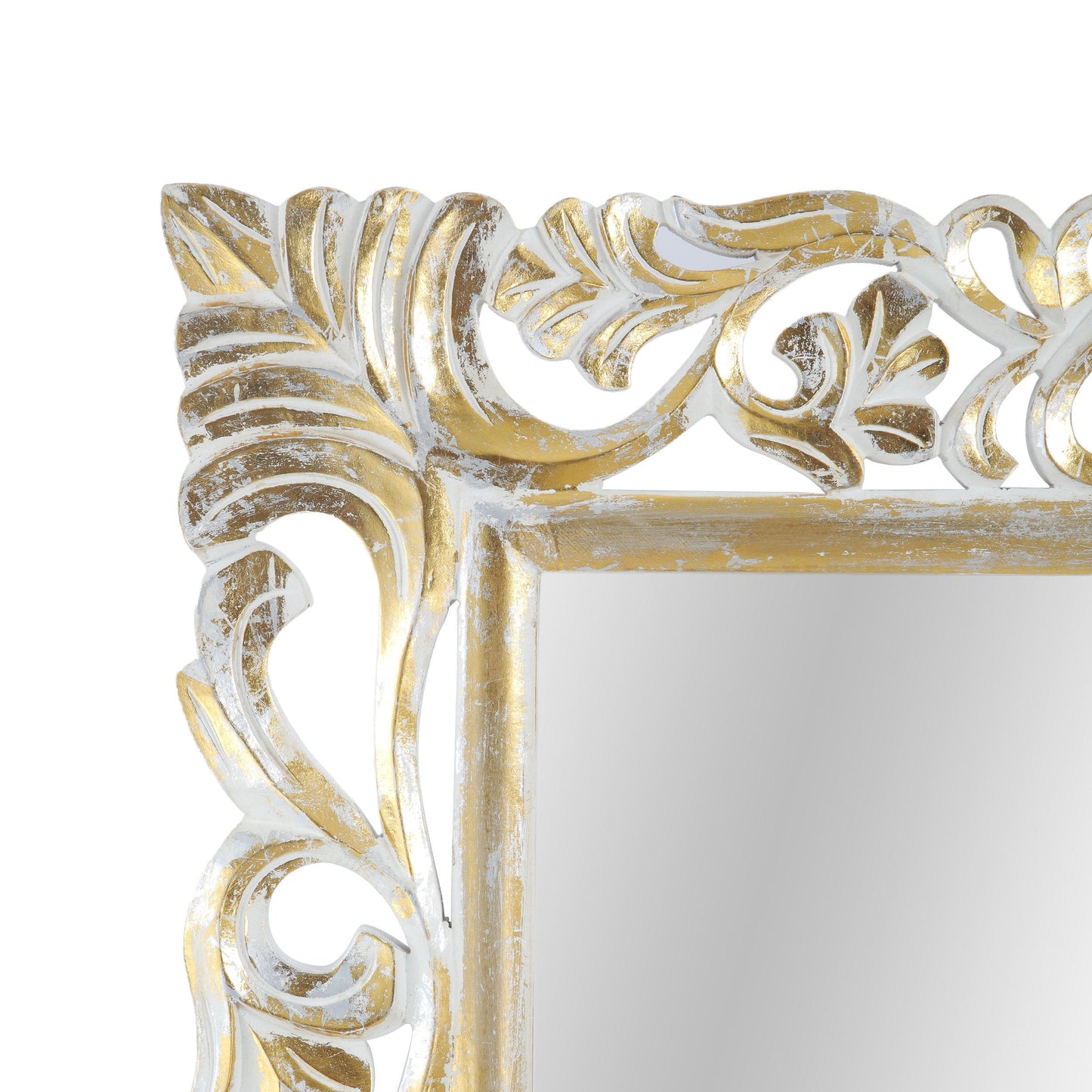 Rectangle Carved Mirror