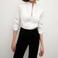 Veronica Beard - Naya Tuxedo Style Top
