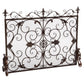 Darcie Wrought Iron Fireplace Screen Ornate Design