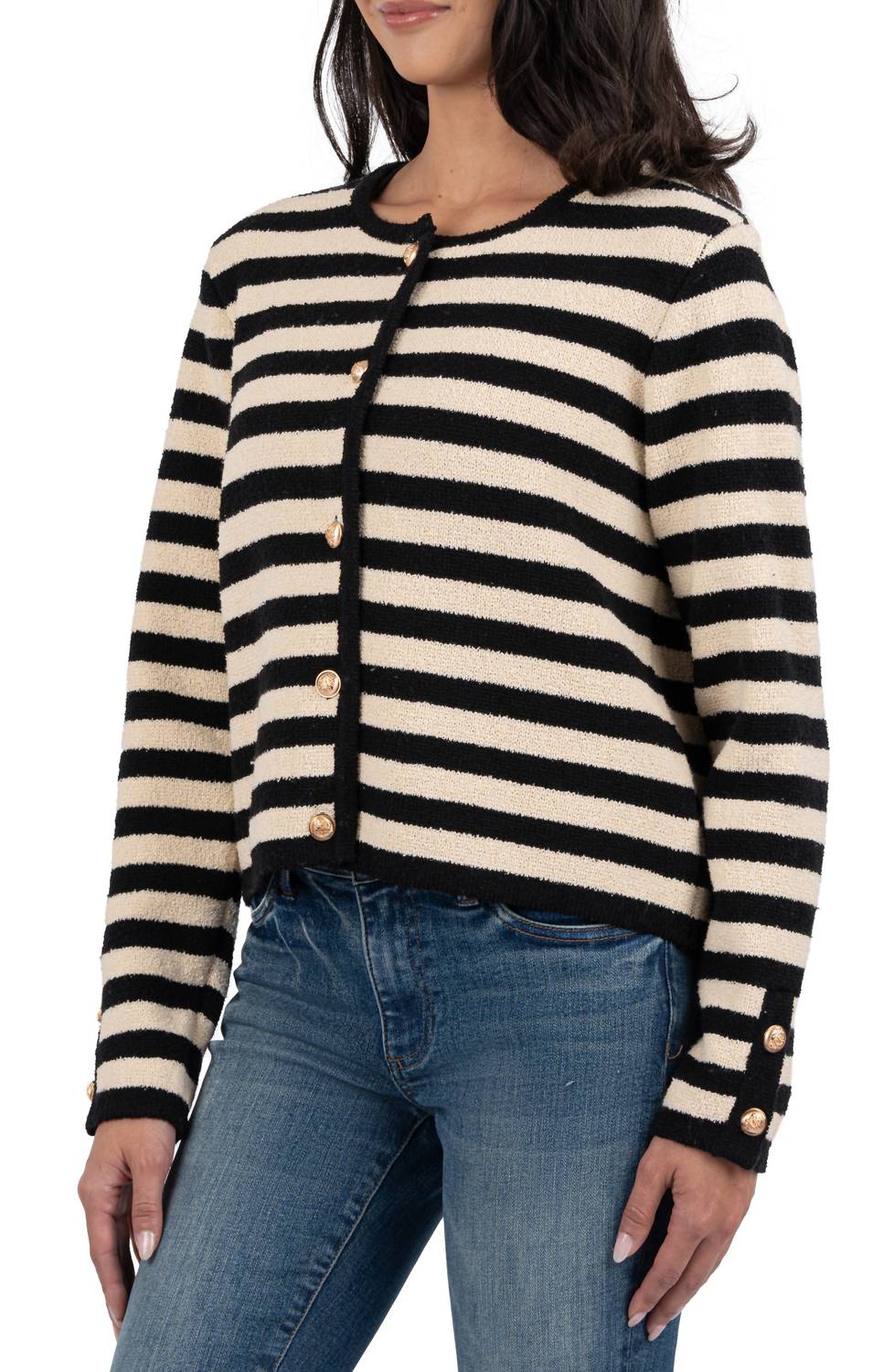 Kut From The Kloth - Cynia Stripe Cardigan
