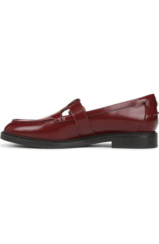 Sam Edelman - Mocassim feminino Elaina de couro com fivela e detalhes na cor preta