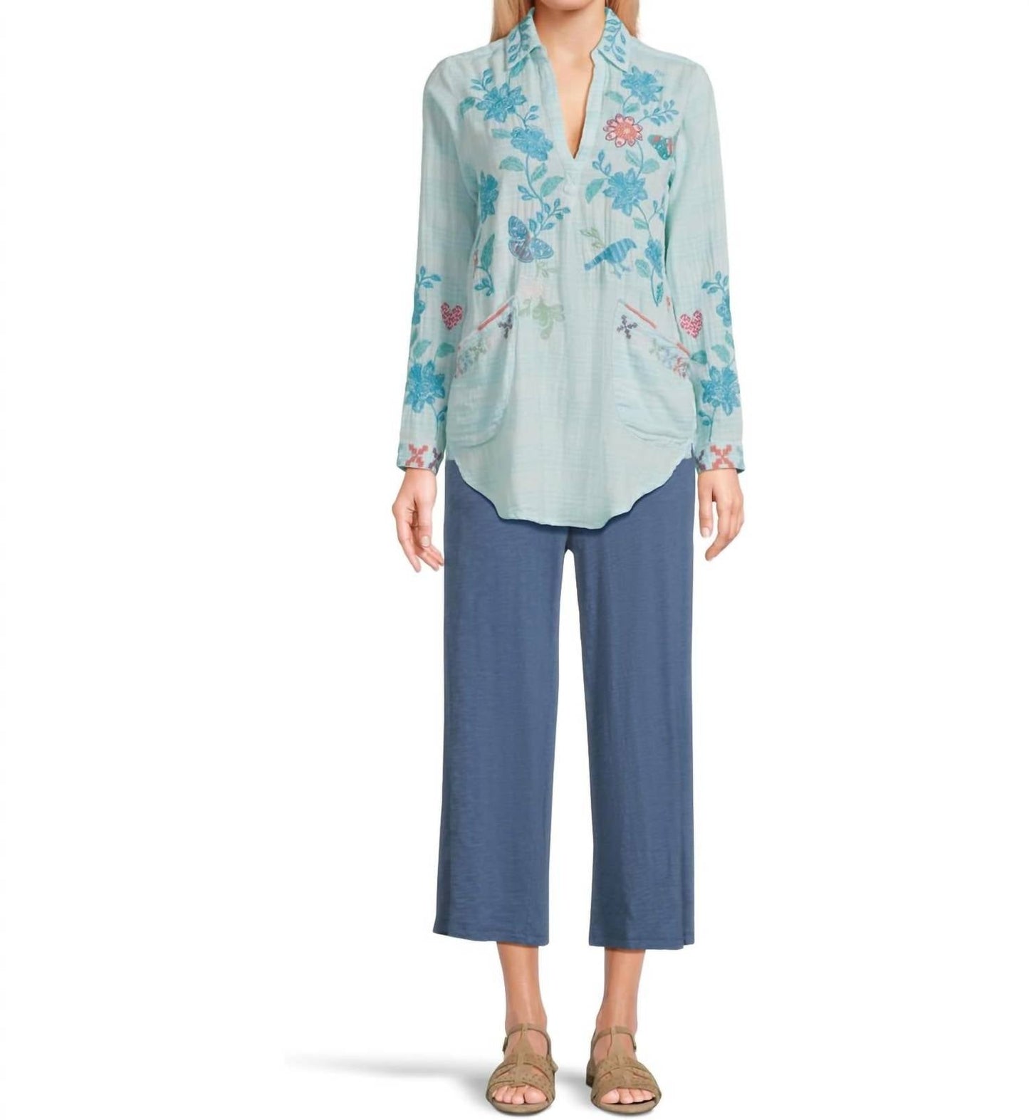 Johnny Was - Henley Popover Tunic Top