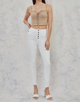 Kancan - Calça Jeans Super Skinny Greyson de Cintura Ultra Alta