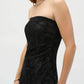 Joseph Ribkoff - Foiled Mesh Strapless Dress