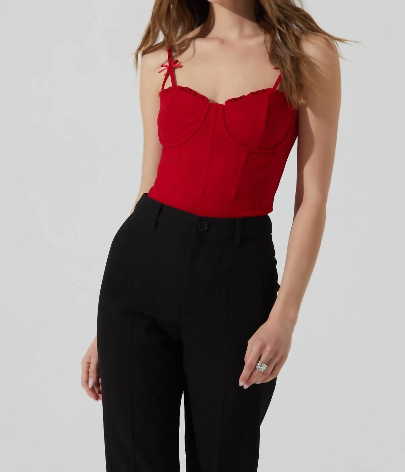 Astr - Adana Bow Detail Bustier Top