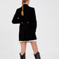 Zaalima Fashion - Solid Color Regular Coat