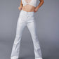 Free People - Jayde Metallic Flare Jeans