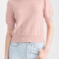 Frame - Pointelle Puff Sleeve Sweater