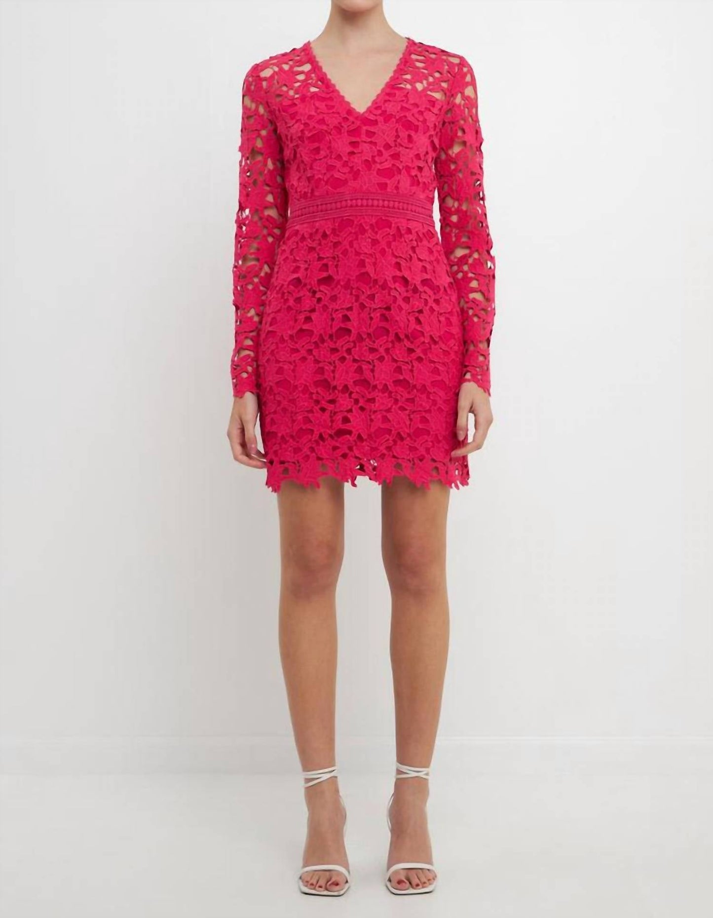 Endless Rose - Lace Mini Dress