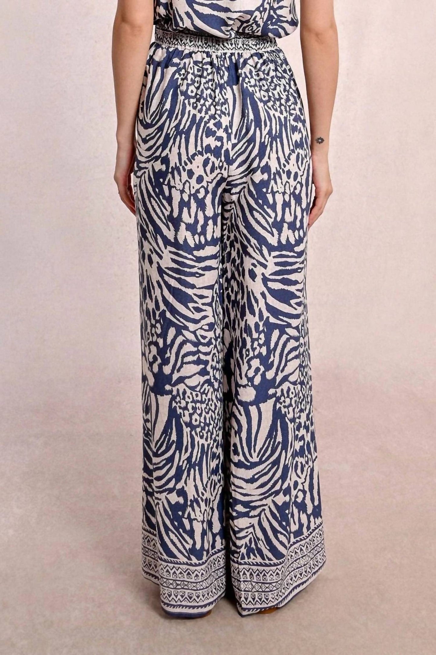 Molly Bracken - Zebra Wide Leg Pants