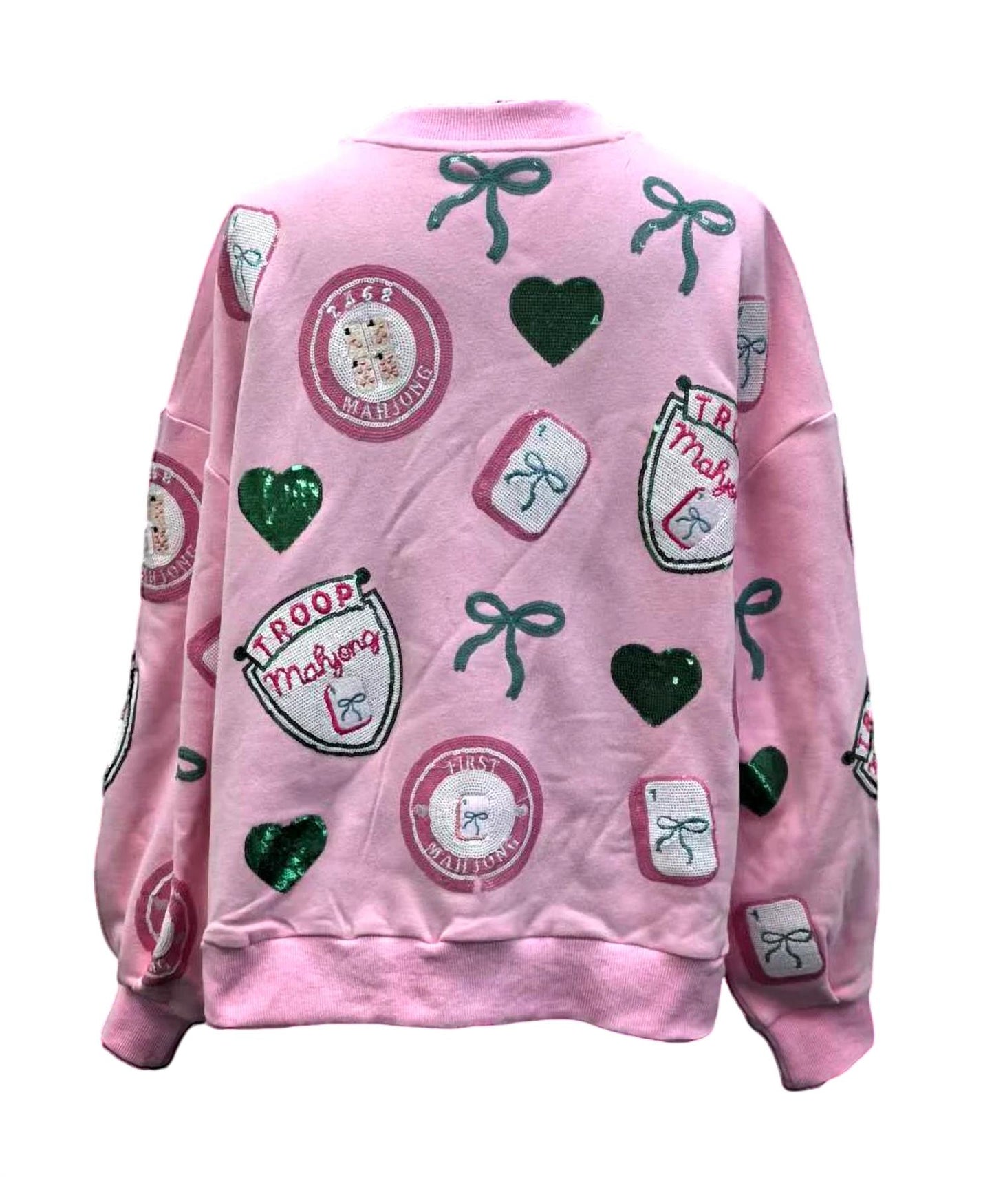 Queen Of Sparkles - Women's Troop Mahjong Society Sweatshirt