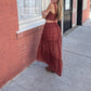 Blu Pepper - Plaid Midi Skirt