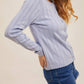 Hem & Thread - Floral Detail Scallop Edge Cardigan