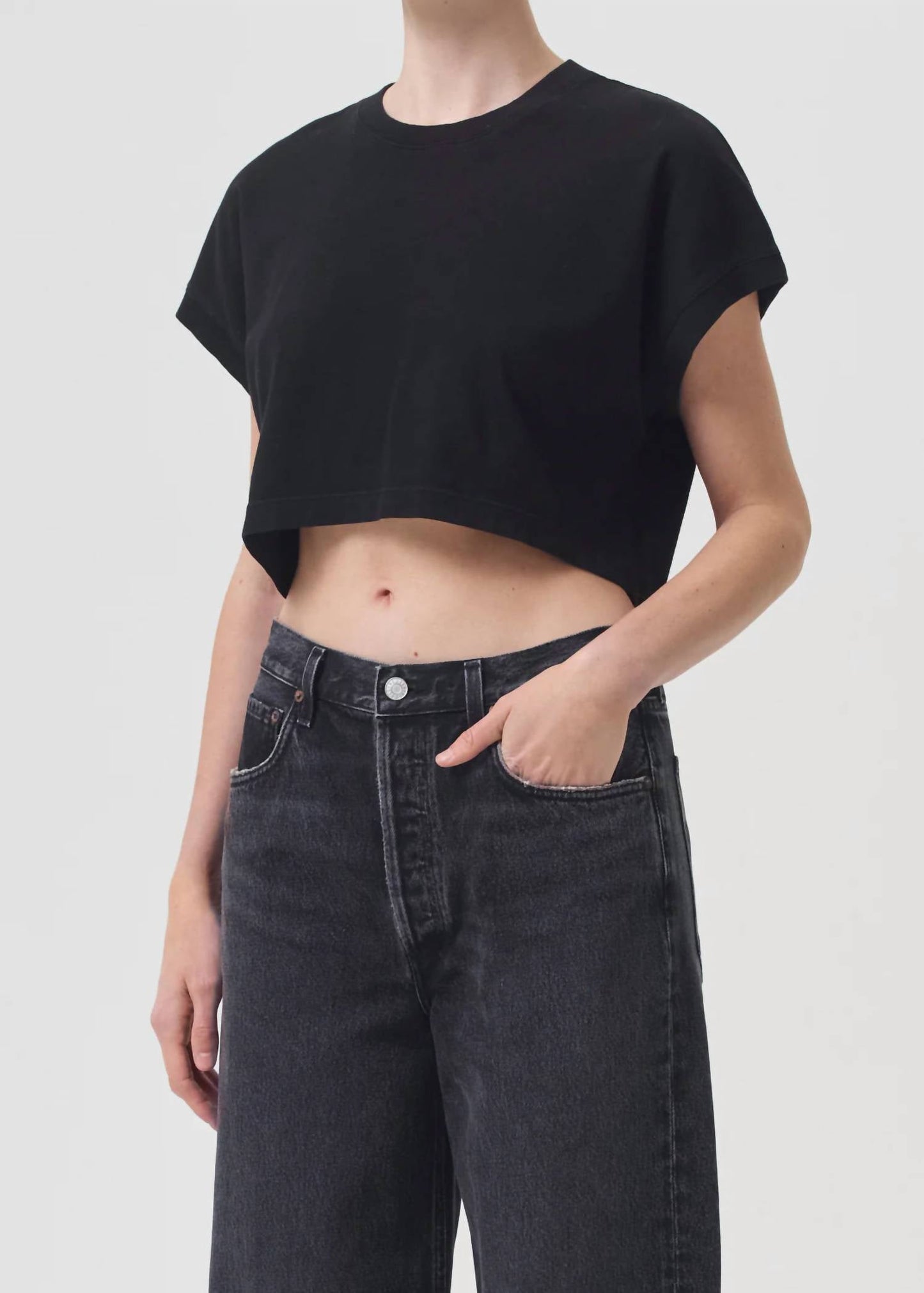 Agolde - Aiden Shot Sleeve Tee