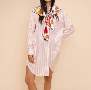 Echo - Cachecol de seda feminino Sea Treasures