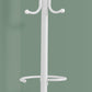 Freestanding Coat Rack with 6 Hooks and Hanging Bar