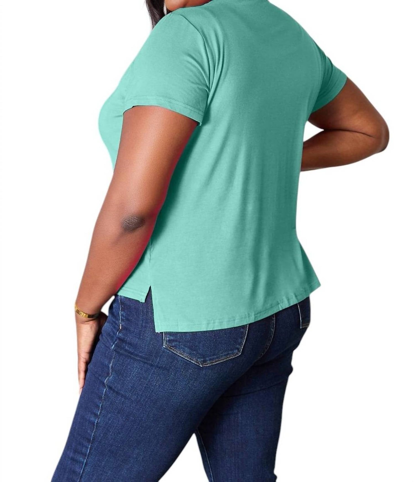Basic Bae - Full Size Round Neck Short Sleeve T-Shirt
