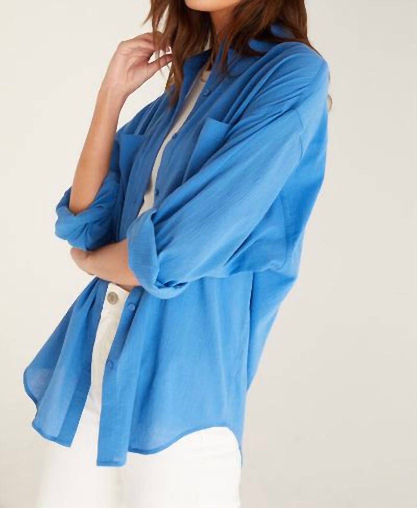 Z Supply - Lalo Gauze Button Up Top