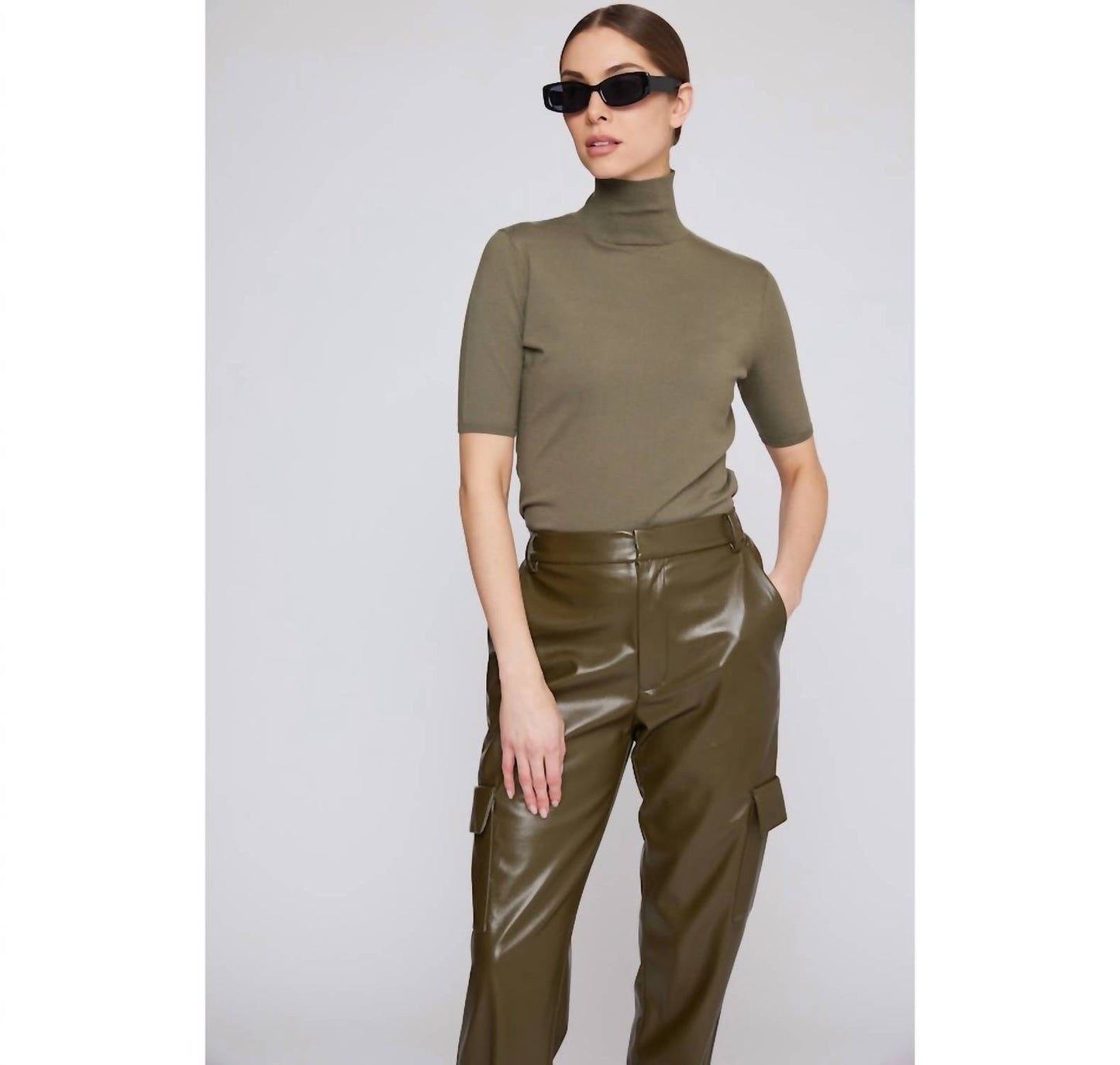 Amanda Maria - The Leather Cargo Pants