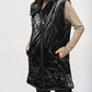 Joseph Ribkoff - Hooded Sleeveless Quilted Zip Front Puffer Vest