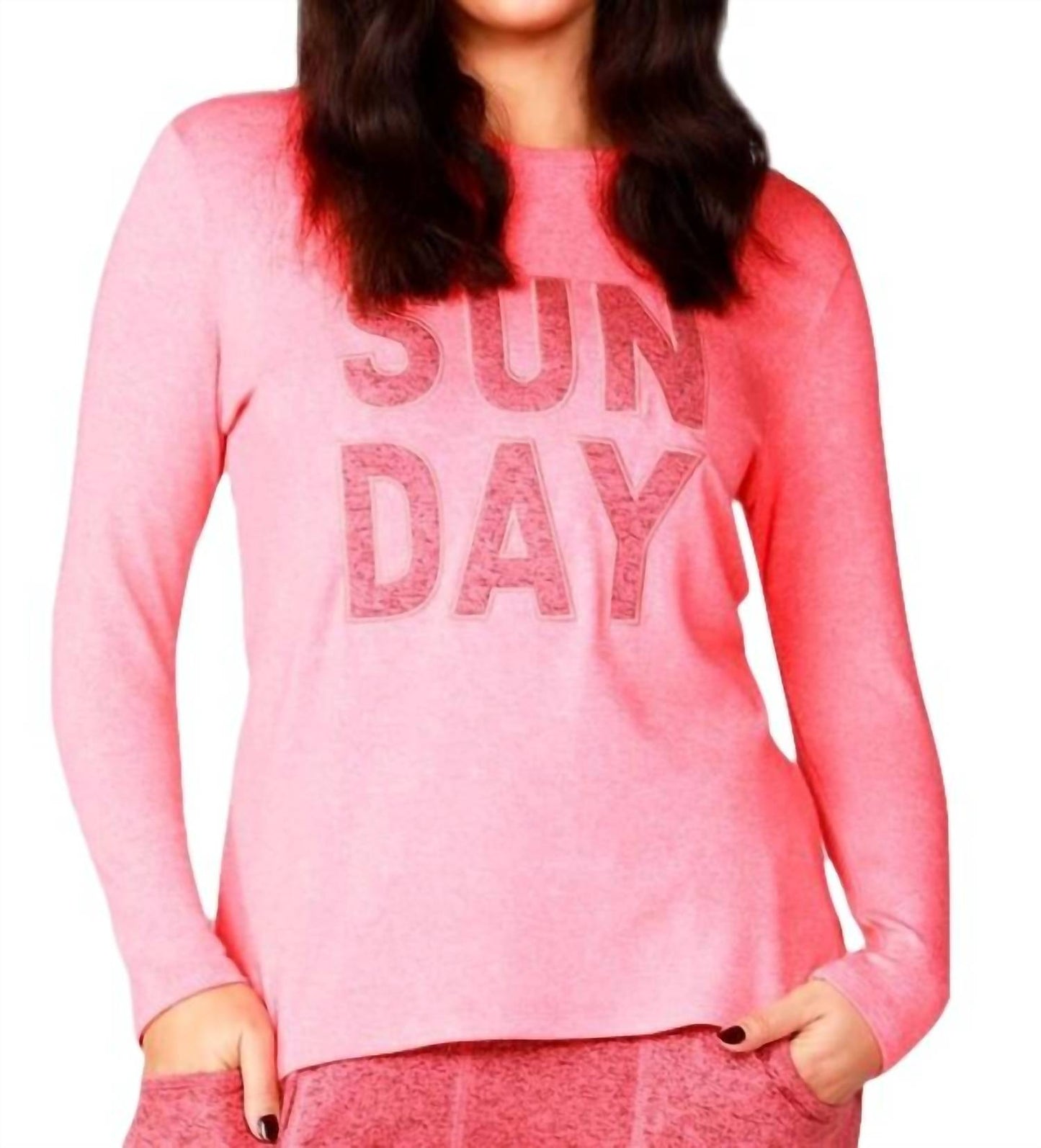 French Kyss - Long Sleeve SUNDAY Crew Top