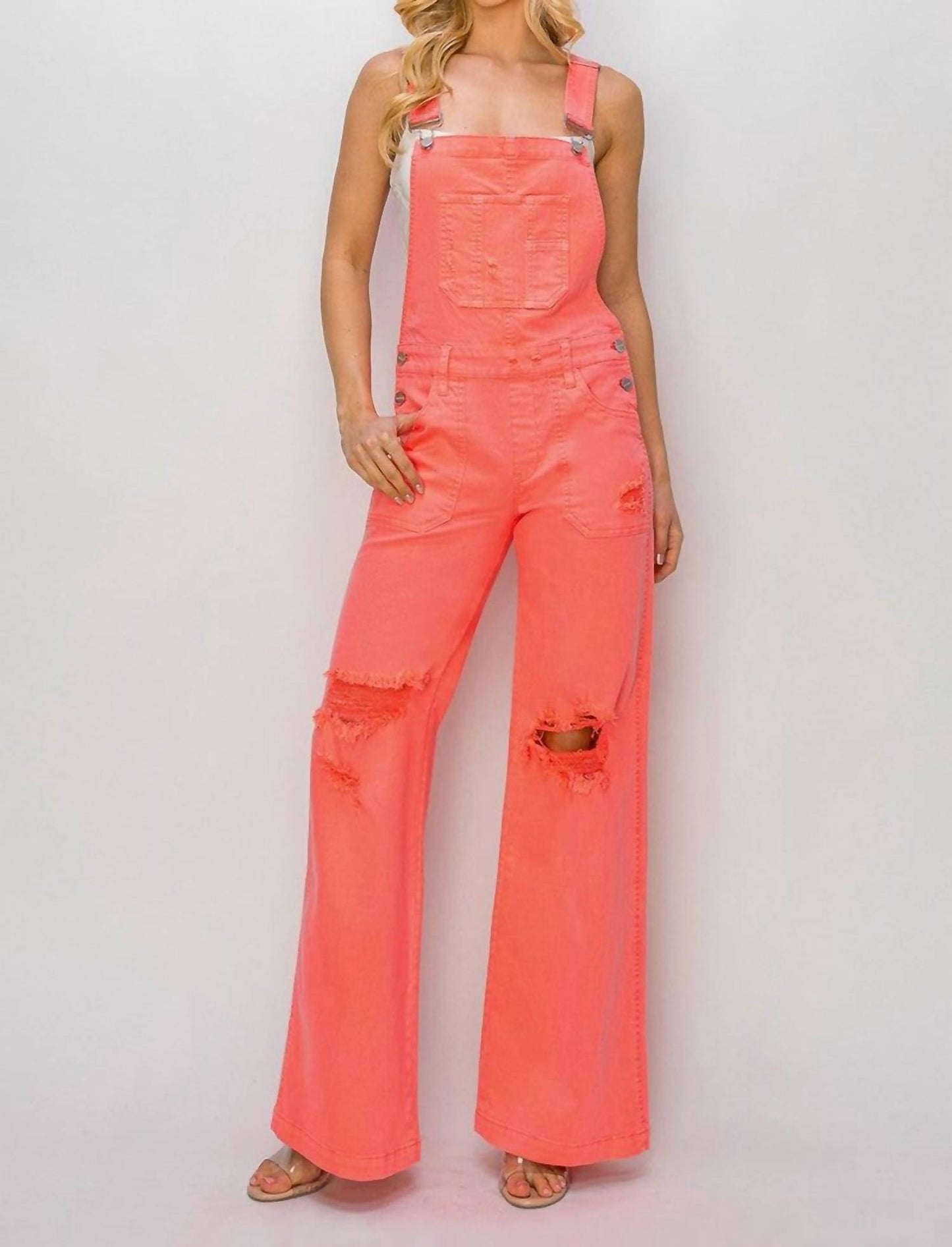 Risen - Wide Leg Overalls