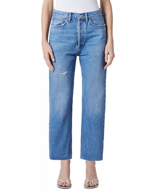 Agolde - 90's Crop Mid Rise Straight Jeans