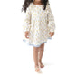 Angel Dear - Girls' Western Sunflower Dress And Ribbed Legging Set