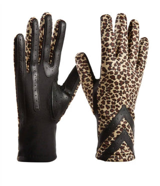 Isotoner - Women's SmartDri Smartouch 3 Button Length Chevron Gloves